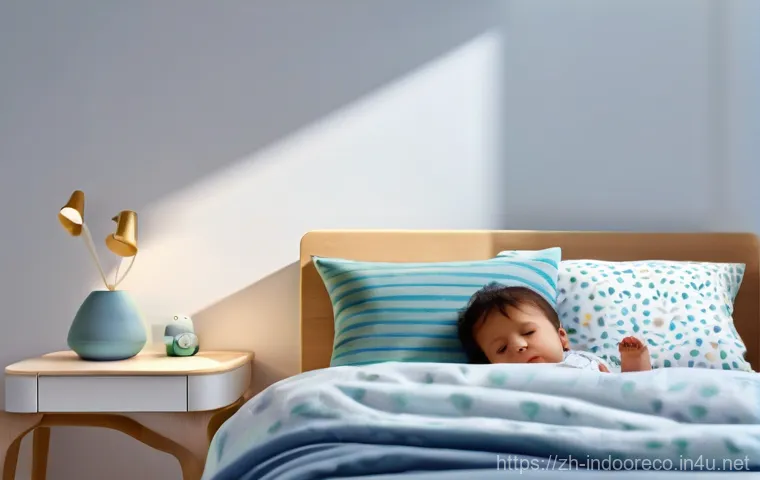 공기질 관리의 중요성 - **A Serene Family Living Room with Clean Air**
    A bright, modern living room filled with natural ...